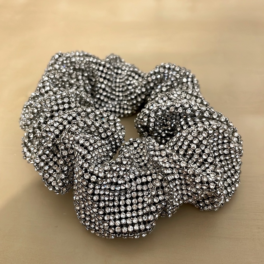 Alexander Wang Rhinestone Bracelet in white